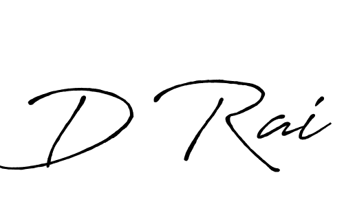Also You can easily find your signature by using the search form. We will create D Rai name handwritten signature images for you free of cost using Antro_Vectra_Bolder sign style. D Rai signature style 7 images and pictures png
