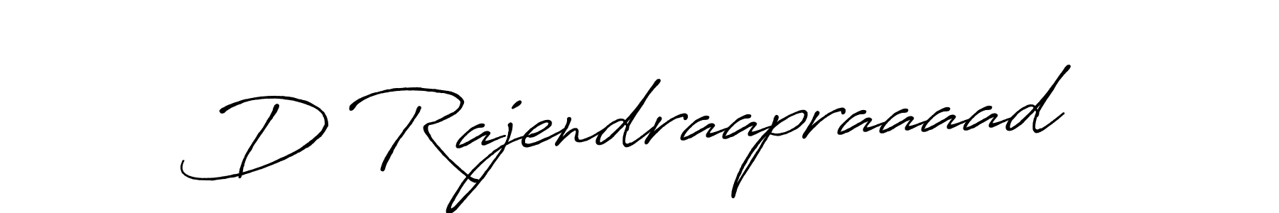 Make a beautiful signature design for name D Rajendraapraaaad. With this signature (Antro_Vectra_Bolder) style, you can create a handwritten signature for free. D Rajendraapraaaad signature style 7 images and pictures png