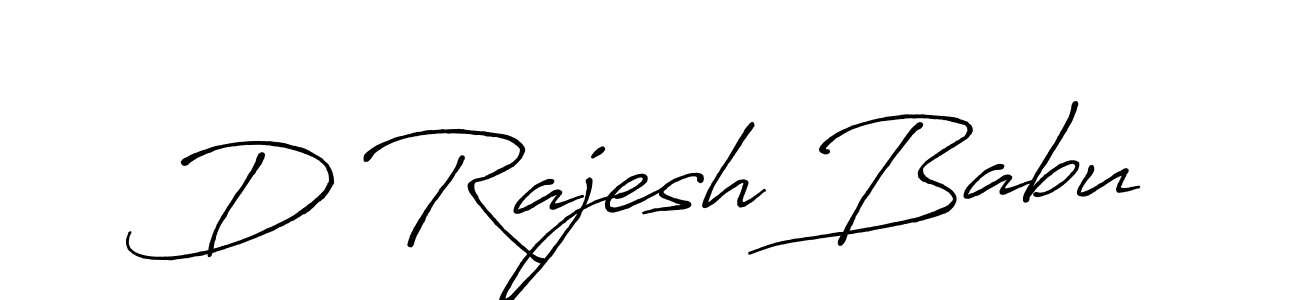 How to make D Rajesh Babu signature? Antro_Vectra_Bolder is a professional autograph style. Create handwritten signature for D Rajesh Babu name. D Rajesh Babu signature style 7 images and pictures png