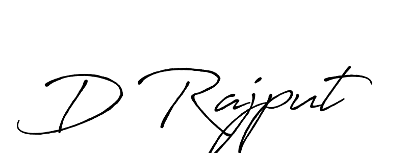 D Rajput stylish signature style. Best Handwritten Sign (Antro_Vectra_Bolder) for my name. Handwritten Signature Collection Ideas for my name D Rajput. D Rajput signature style 7 images and pictures png