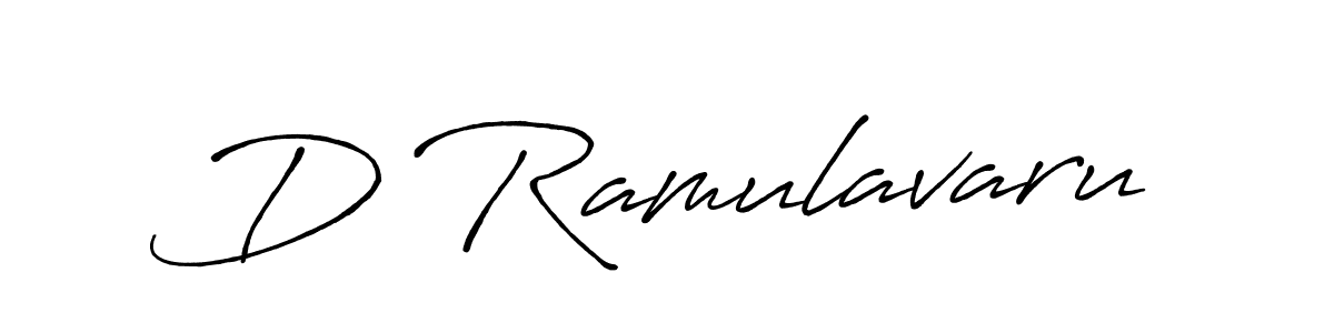 Also You can easily find your signature by using the search form. We will create D Ramulavaru name handwritten signature images for you free of cost using Antro_Vectra_Bolder sign style. D Ramulavaru signature style 7 images and pictures png