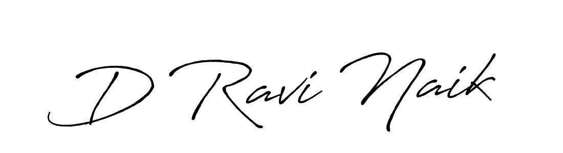 How to make D Ravi Naik signature? Antro_Vectra_Bolder is a professional autograph style. Create handwritten signature for D Ravi Naik name. D Ravi Naik signature style 7 images and pictures png