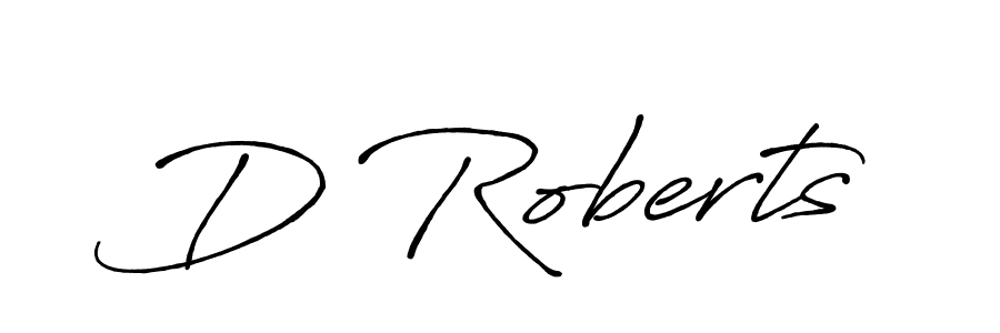 Also You can easily find your signature by using the search form. We will create D Roberts name handwritten signature images for you free of cost using Antro_Vectra_Bolder sign style. D Roberts signature style 7 images and pictures png