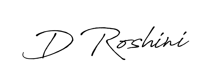 How to make D Roshini signature? Antro_Vectra_Bolder is a professional autograph style. Create handwritten signature for D Roshini name. D Roshini signature style 7 images and pictures png