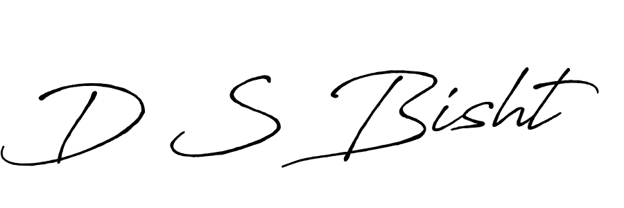 Use a signature maker to create a handwritten signature online. With this signature software, you can design (Antro_Vectra_Bolder) your own signature for name D S Bisht. D S Bisht signature style 7 images and pictures png