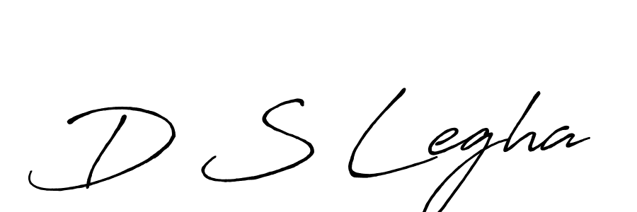 Make a beautiful signature design for name D S Legha. With this signature (Antro_Vectra_Bolder) style, you can create a handwritten signature for free. D S Legha signature style 7 images and pictures png