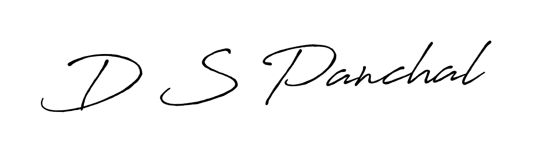 The best way (Antro_Vectra_Bolder) to make a short signature is to pick only two or three words in your name. The name D S Panchal include a total of six letters. For converting this name. D S Panchal signature style 7 images and pictures png