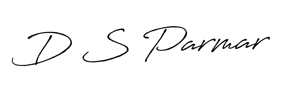 Also we have D S Parmar name is the best signature style. Create professional handwritten signature collection using Antro_Vectra_Bolder autograph style. D S Parmar signature style 7 images and pictures png