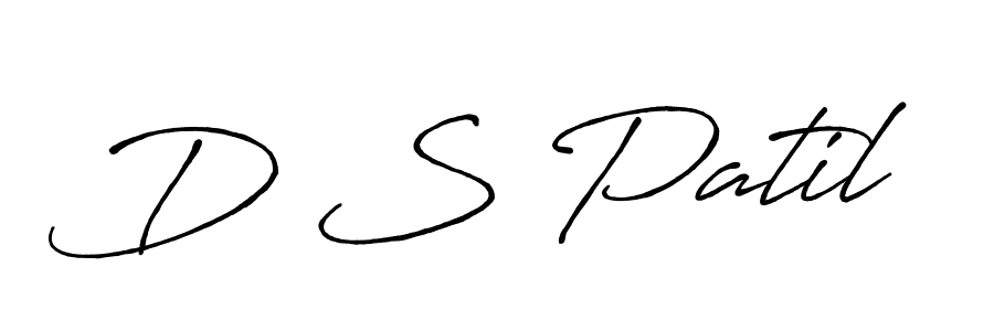 Also we have D S Patil name is the best signature style. Create professional handwritten signature collection using Antro_Vectra_Bolder autograph style. D S Patil signature style 7 images and pictures png