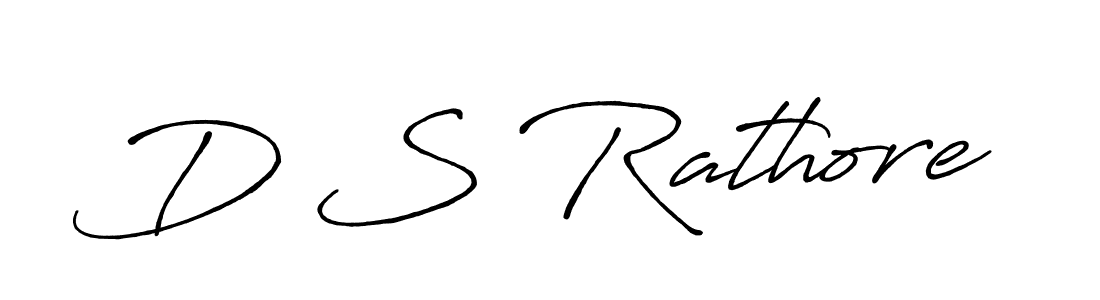 Also we have D S Rathore name is the best signature style. Create professional handwritten signature collection using Antro_Vectra_Bolder autograph style. D S Rathore signature style 7 images and pictures png