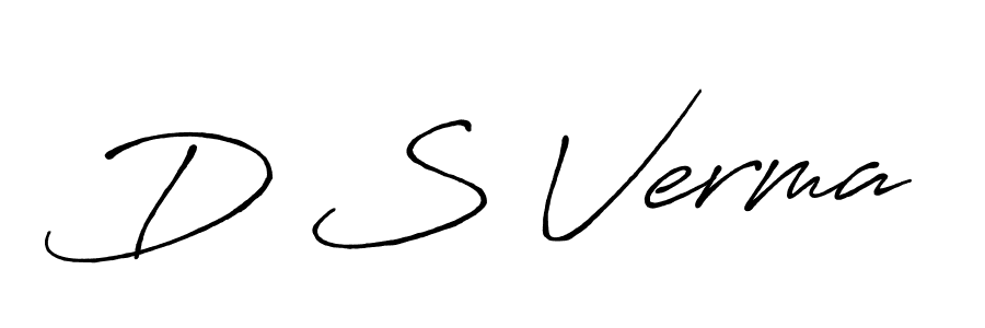 Similarly Antro_Vectra_Bolder is the best handwritten signature design. Signature creator online .You can use it as an online autograph creator for name D S Verma. D S Verma signature style 7 images and pictures png