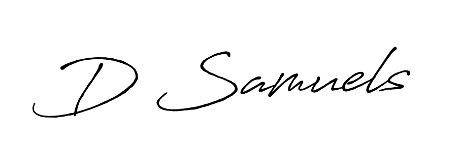 Use a signature maker to create a handwritten signature online. With this signature software, you can design (Antro_Vectra_Bolder) your own signature for name D Samuels. D Samuels signature style 7 images and pictures png