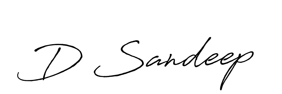 D Sandeep stylish signature style. Best Handwritten Sign (Antro_Vectra_Bolder) for my name. Handwritten Signature Collection Ideas for my name D Sandeep. D Sandeep signature style 7 images and pictures png