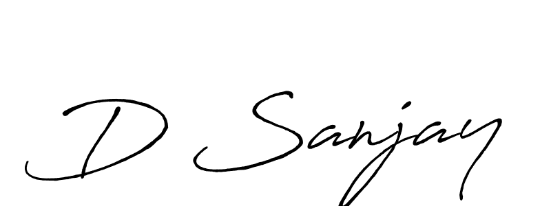 Also we have D Sanjay name is the best signature style. Create professional handwritten signature collection using Antro_Vectra_Bolder autograph style. D Sanjay signature style 7 images and pictures png