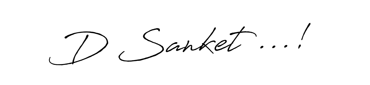 How to make D Sanket ...! signature? Antro_Vectra_Bolder is a professional autograph style. Create handwritten signature for D Sanket ...! name. D Sanket ...! signature style 7 images and pictures png