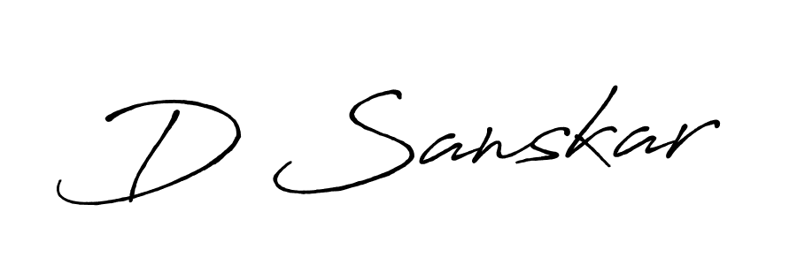 Also You can easily find your signature by using the search form. We will create D Sanskar name handwritten signature images for you free of cost using Antro_Vectra_Bolder sign style. D Sanskar signature style 7 images and pictures png
