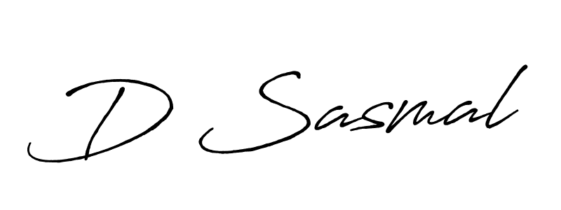Make a beautiful signature design for name D Sasmal. Use this online signature maker to create a handwritten signature for free. D Sasmal signature style 7 images and pictures png