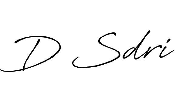 Also we have D Sdri name is the best signature style. Create professional handwritten signature collection using Antro_Vectra_Bolder autograph style. D Sdri signature style 7 images and pictures png