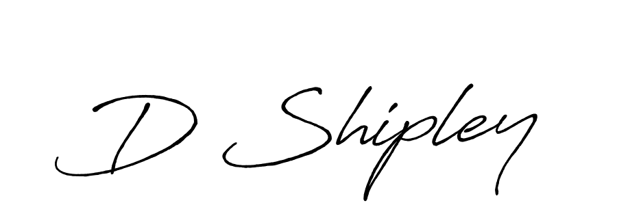 You should practise on your own different ways (Antro_Vectra_Bolder) to write your name (D Shipley) in signature. don't let someone else do it for you. D Shipley signature style 7 images and pictures png