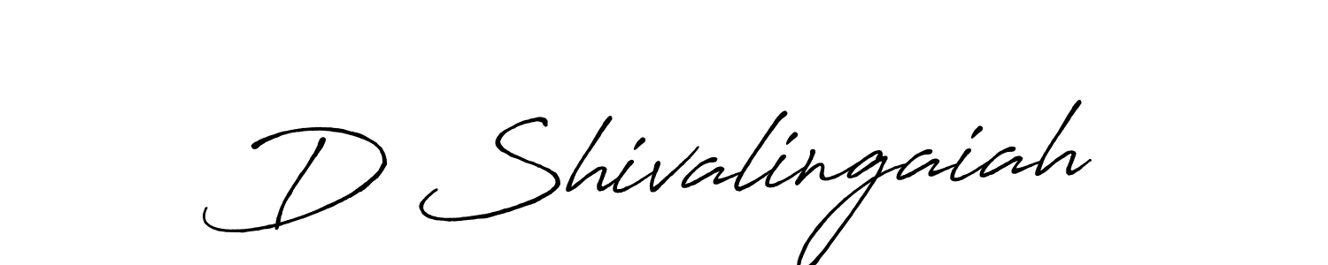 How to make D Shivalingaiah name signature. Use Antro_Vectra_Bolder style for creating short signs online. This is the latest handwritten sign. D Shivalingaiah signature style 7 images and pictures png