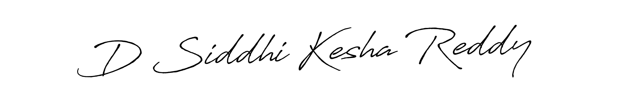 Also we have D Siddhi Kesha Reddy name is the best signature style. Create professional handwritten signature collection using Antro_Vectra_Bolder autograph style. D Siddhi Kesha Reddy signature style 7 images and pictures png