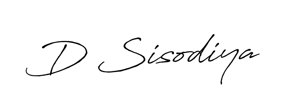 Antro_Vectra_Bolder is a professional signature style that is perfect for those who want to add a touch of class to their signature. It is also a great choice for those who want to make their signature more unique. Get D Sisodiya name to fancy signature for free. D Sisodiya signature style 7 images and pictures png