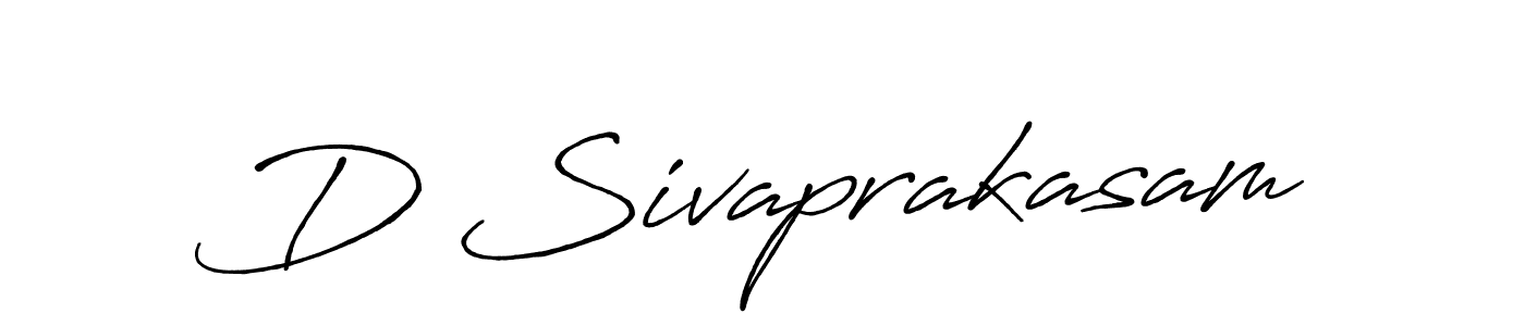 The best way (Antro_Vectra_Bolder) to make a short signature is to pick only two or three words in your name. The name D Sivaprakasam include a total of six letters. For converting this name. D Sivaprakasam signature style 7 images and pictures png