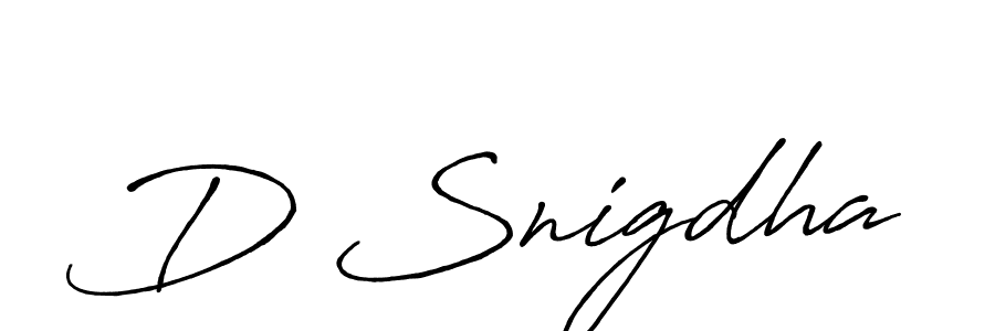 Antro_Vectra_Bolder is a professional signature style that is perfect for those who want to add a touch of class to their signature. It is also a great choice for those who want to make their signature more unique. Get D Snigdha name to fancy signature for free. D Snigdha signature style 7 images and pictures png