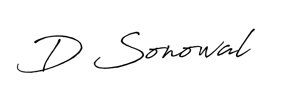 D Sonowal stylish signature style. Best Handwritten Sign (Antro_Vectra_Bolder) for my name. Handwritten Signature Collection Ideas for my name D Sonowal. D Sonowal signature style 7 images and pictures png