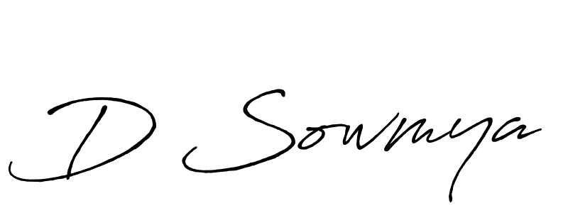 D Sowmya stylish signature style. Best Handwritten Sign (Antro_Vectra_Bolder) for my name. Handwritten Signature Collection Ideas for my name D Sowmya. D Sowmya signature style 7 images and pictures png