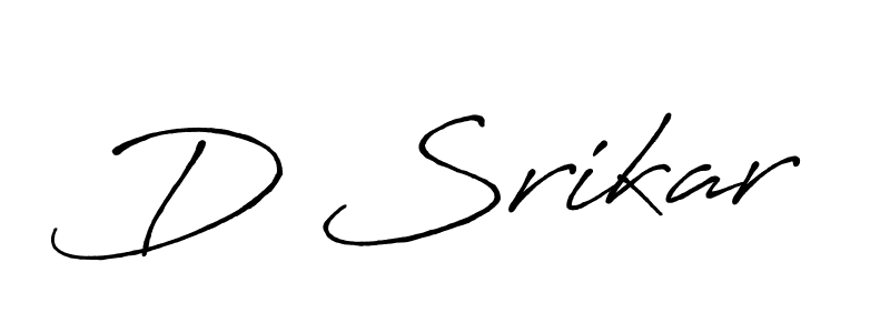 Also You can easily find your signature by using the search form. We will create D Srikar name handwritten signature images for you free of cost using Antro_Vectra_Bolder sign style. D Srikar signature style 7 images and pictures png