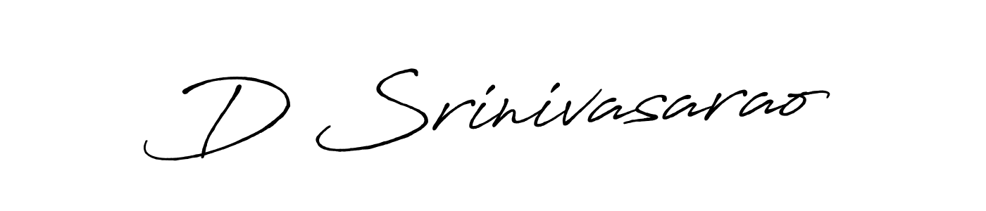 Use a signature maker to create a handwritten signature online. With this signature software, you can design (Antro_Vectra_Bolder) your own signature for name D Srinivasarao. D Srinivasarao signature style 7 images and pictures png