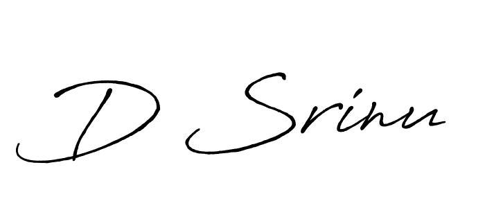 You can use this online signature creator to create a handwritten signature for the name D Srinu. This is the best online autograph maker. D Srinu signature style 7 images and pictures png