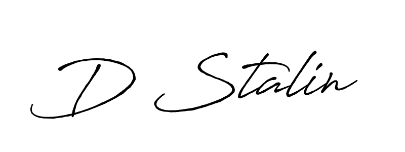 Design your own signature with our free online signature maker. With this signature software, you can create a handwritten (Antro_Vectra_Bolder) signature for name D Stalin. D Stalin signature style 7 images and pictures png