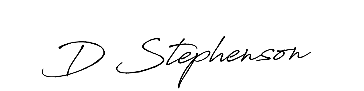 It looks lik you need a new signature style for name D Stephenson. Design unique handwritten (Antro_Vectra_Bolder) signature with our free signature maker in just a few clicks. D Stephenson signature style 7 images and pictures png