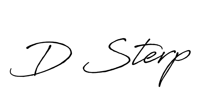 The best way (Antro_Vectra_Bolder) to make a short signature is to pick only two or three words in your name. The name D Sterp include a total of six letters. For converting this name. D Sterp signature style 7 images and pictures png