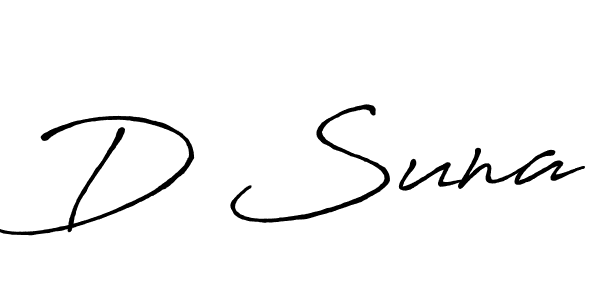 You should practise on your own different ways (Antro_Vectra_Bolder) to write your name (D Suna) in signature. don't let someone else do it for you. D Suna signature style 7 images and pictures png
