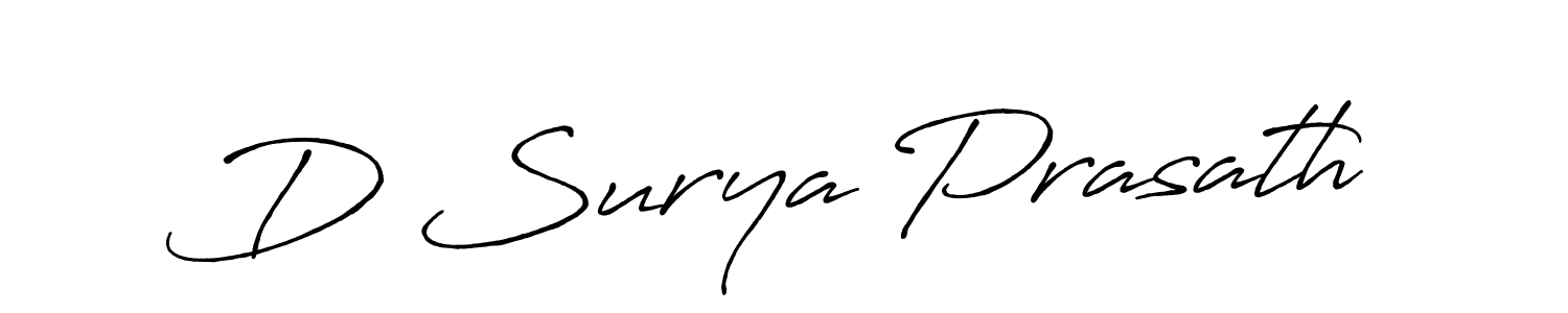 Make a beautiful signature design for name D Surya Prasath. Use this online signature maker to create a handwritten signature for free. D Surya Prasath signature style 7 images and pictures png