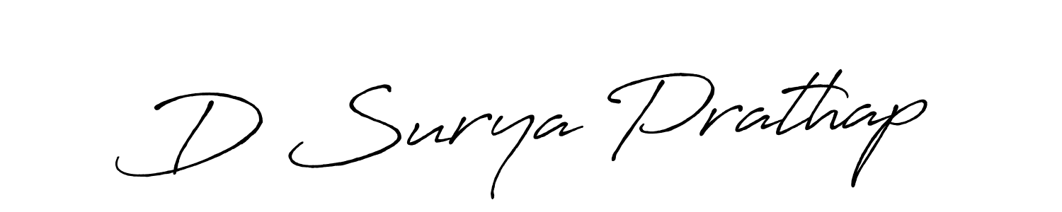 You should practise on your own different ways (Antro_Vectra_Bolder) to write your name (D Surya Prathap) in signature. don't let someone else do it for you. D Surya Prathap signature style 7 images and pictures png