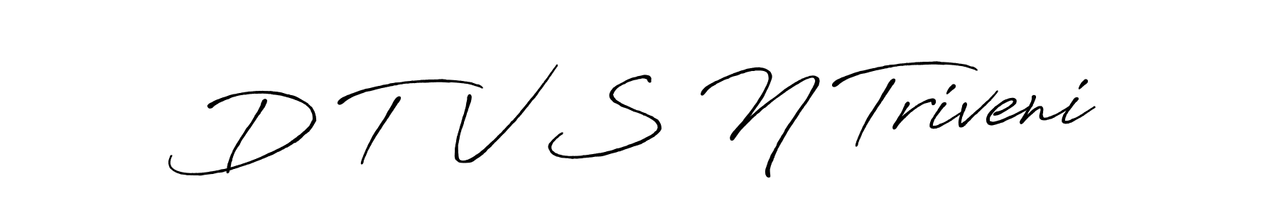 Best and Professional Signature Style for D T  V S N Triveni. Antro_Vectra_Bolder Best Signature Style Collection. D T  V S N Triveni signature style 7 images and pictures png