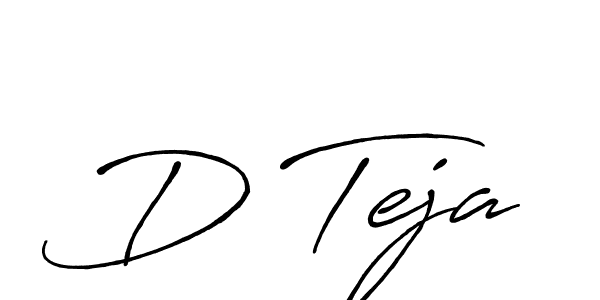 if you are searching for the best signature style for your name D Teja. so please give up your signature search. here we have designed multiple signature styles  using Antro_Vectra_Bolder. D Teja signature style 7 images and pictures png