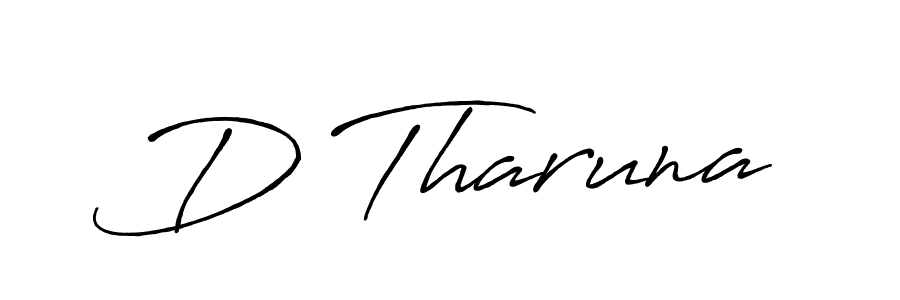 Make a beautiful signature design for name D Tharuna. Use this online signature maker to create a handwritten signature for free. D Tharuna signature style 7 images and pictures png