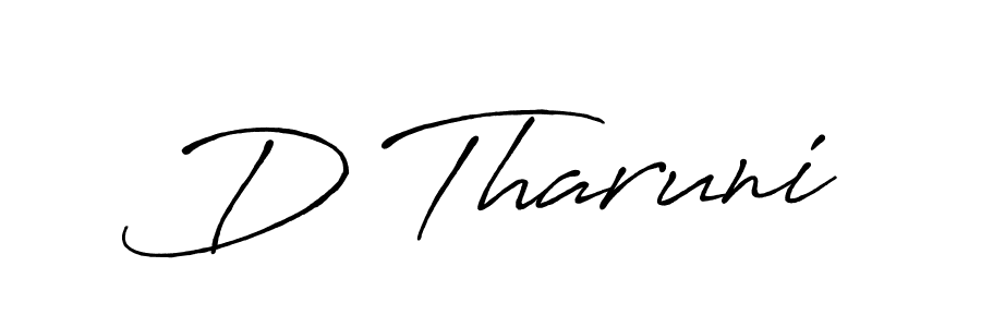 You should practise on your own different ways (Antro_Vectra_Bolder) to write your name (D Tharuni) in signature. don't let someone else do it for you. D Tharuni signature style 7 images and pictures png