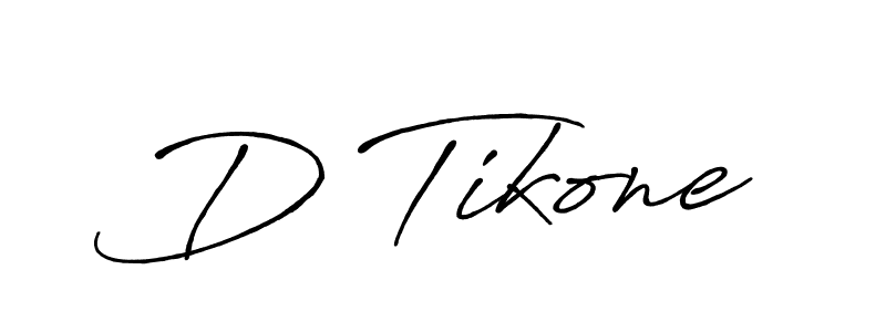 How to make D Tikone signature? Antro_Vectra_Bolder is a professional autograph style. Create handwritten signature for D Tikone name. D Tikone signature style 7 images and pictures png