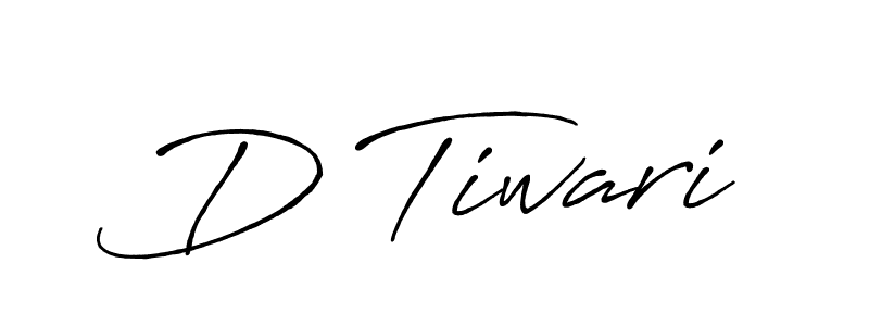 The best way (Antro_Vectra_Bolder) to make a short signature is to pick only two or three words in your name. The name D Tiwari include a total of six letters. For converting this name. D Tiwari signature style 7 images and pictures png