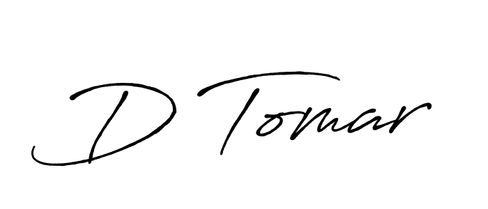 Also we have D Tomar name is the best signature style. Create professional handwritten signature collection using Antro_Vectra_Bolder autograph style. D Tomar signature style 7 images and pictures png