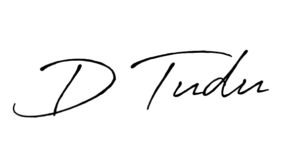 You should practise on your own different ways (Antro_Vectra_Bolder) to write your name (D Tudu) in signature. don't let someone else do it for you. D Tudu signature style 7 images and pictures png