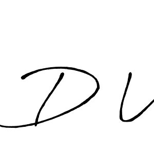 if you are searching for the best signature style for your name D V. so please give up your signature search. here we have designed multiple signature styles  using Antro_Vectra_Bolder. D V signature style 7 images and pictures png