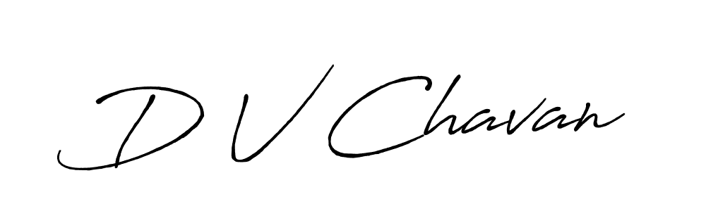 Also You can easily find your signature by using the search form. We will create D V Chavan name handwritten signature images for you free of cost using Antro_Vectra_Bolder sign style. D V Chavan signature style 7 images and pictures png