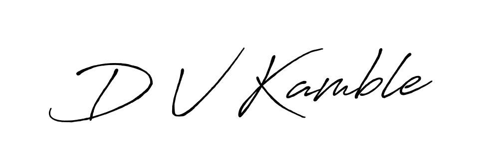 You should practise on your own different ways (Antro_Vectra_Bolder) to write your name (D V Kamble) in signature. don't let someone else do it for you. D V Kamble signature style 7 images and pictures png